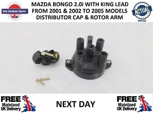MAZDA BONGO 2.0i 2001 & 2002 TO 2005 WITH KING LEAD DISTRIBUTOR CAP & ROTAR ARM - Picture 1 of 5