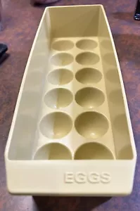 Vtg GE refrigerator egg tray harvest gold - Picture 1 of 4
