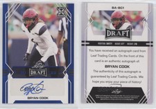 2022 Leaf Draft Auto Blue Bryan Cook #BA-BC1 Rookie Auto RC