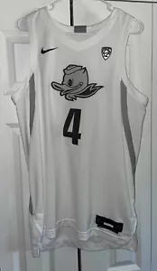 Nike Oregon Ducks Men’s Basketball #4 Player Issue Jersey Size 48 2019-20 Used - Picture 1 of 4
