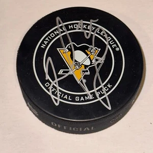 MATT MURRAY Signed Pittsburgh PENGUINS Official GAME Puck Beckett Auth BAS - Picture 1 of 3