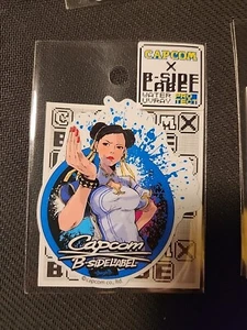 CAPCOM × B-Side Label Sticker STREET FIGHTER 6 Chun-Li Japan Limited Edition - Picture 1 of 1