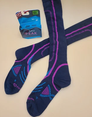 Calcetines Fox River MUJER PEAK LtWeight esquí/nieve sobre la pantorrilla-talla grande lana/seda Foto 1 de 4