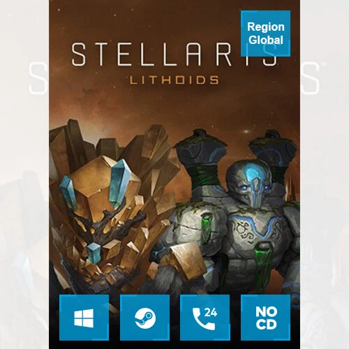 Stellaris Lithoids Species Pack DLC for PC Game Steam Key Region Free - Image 1 of 1