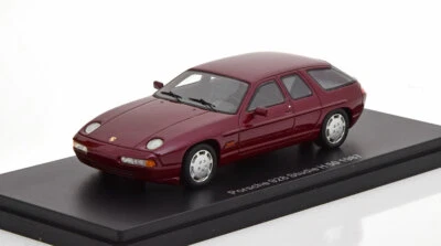 Porsche 928 Study H50 1987 Dark Red Metal Neo 47130 1/43 LHD Left Hand Drive - Image 1 of 3