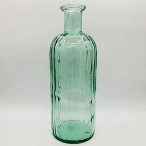 13" Large Recycled Glass Bottle Made in Spain - Picture 1 of 15
