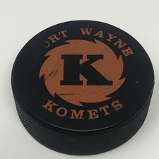 Vintage Fort Wayne Komets Hockey Puck IHL Minor League