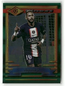 2022-23 Topps Finest Flashbacks UEFA Club Competitions #80 Neymar Jr - Picture 1 of 2