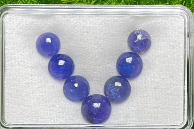 Venta de liquidación de 15,52 quilates cabujón de tanzanita 100 % natural Foto 1 de 2