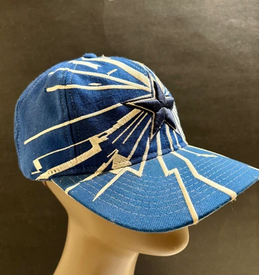 Vintage 90s Pro Line Starter NFL Dallas Cowboys Shockwave Collision Snapback Hat - Image 1 of 4