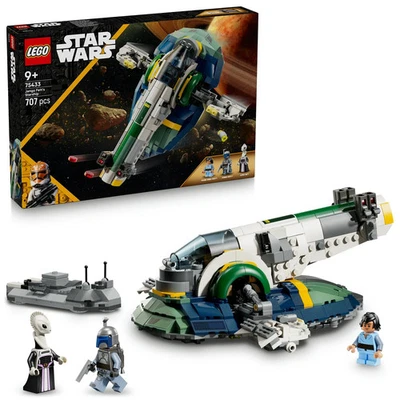 LEGO Star Wars Jango Fett’s Starship Building Toy Set 75433