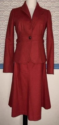 J. Crew Robert Noble Colab Scottish Wool Women’s 2 piece Skirt Suit #EUC! - Image 1 of 4