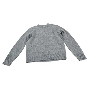 Vintage L.L. Bean 100% Lambs Wool Gray Men's Sweater Size M Reg 509750 Fisherman - Picture 1 of 6