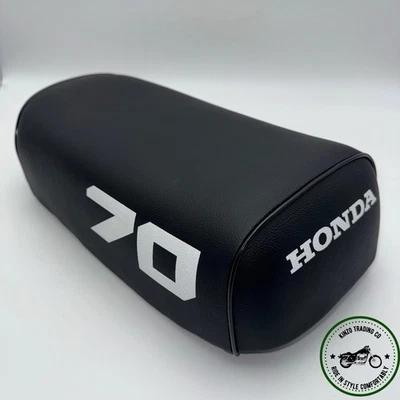 Nuevo OG 1978-85 Honda ATC70 liso #2 asiento de sillín negro completo motocicleta. Foto 1 de 4