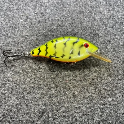 Señuelo Crankbait Pre Rapala Luhr Jensen 1/4 OZ Speed Trap Vintage - Fire Tiger Foto 1 de 4