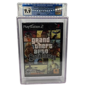 Playstation PS2 Grand Theft Auto GTA San Andreas Trilogy Graded CGC 9.9 Seal A++ - Picture 1 of 4