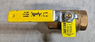 Apollo 70-106-01 Bronze Ball Valve 1-1/4" NPT 600 WOG Standard Port USA Made - Image 1 of 4