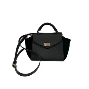 Kate Spade New York Wesley Place Suede Laurel Handbag Black GS - Picture 1 of 9