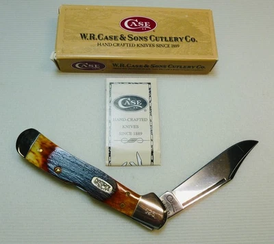 CASE XX 61549L SS Lg Copperlock 1998 Saw Cut Bone NOS & SFO - Image 1 of 4