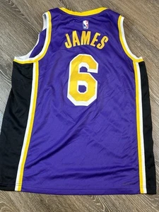 LeBron James Los Angeles Lakers Statement Edition Jordan Swingman Trikot Gr. 48 - Bild 1 von 8
