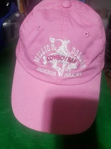 Pink Cowboy Girls Million Dollar Cowboy Bar Jackson Hole Wyoming HTF Pink Color - Picture 1 of 6