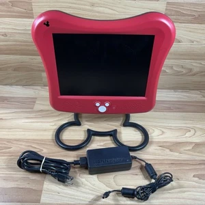 VERY RARE!! Hannspree Disney Mickey Mouse Red LCD TV Model T122 Tested Works - Picture 1 of 14