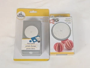 EK Tools Foro Carta Grande Cerchio Confezione da 2: 1 3/4" & 2 1/4" Scrapbooking - Foto 1 di 12