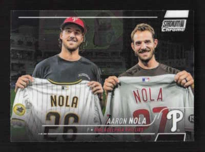 Aaron Nola  2022 Stadium Club Chrome   Philadelphia Phillies #284 - Image 1 of 2