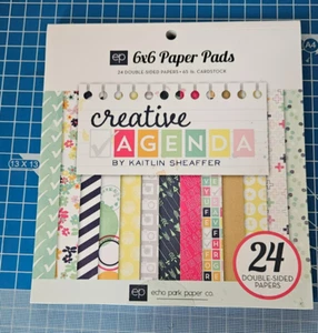 Echo Park EP Creative Agenda 6x6 Paper Pad, Unused - Picture 1 of 1
