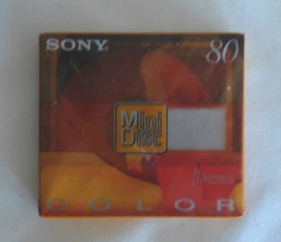 Sony Recordable MiniDisc MDW80CRY COLOR 80 (Made in Austria) NEW SEALED - Immagine 1 di 2