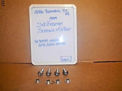 Yamaha YZF R1 2015-2018 subchasis subchasis tornillos y cuello 90149-10003-00 Foto 1 de 4