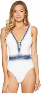 BECCA by Rebecca Virtue 262453 Women's Scenic Route One Piece Swimsuit Size S - Picture 1 of 3