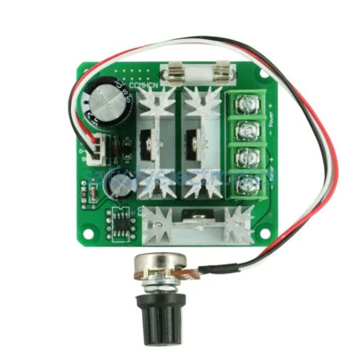 NEW 6-90V 15A DC Motor Speed Controller Pulse Width PWM Speed Regulator Switch - Image 1 of 4