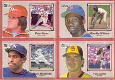 1983 Donruss Action All-Stars near complete card set (George Brett Cal Ripken)