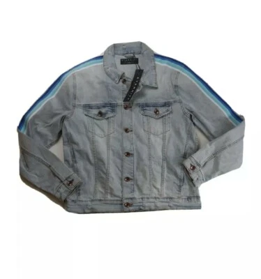 Eternity mens jean JACKET 100% authentic size Large blue  - Image 1 of 4