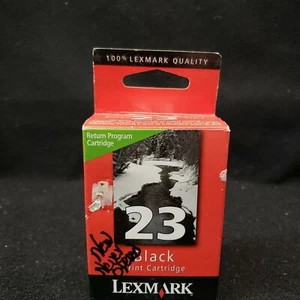 Lexmark 23 Ink Cartridge Black Ink Jet Cartridge - Picture 1 of 6