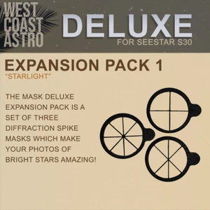 ZWO Seestar S30 - Deluxe Expansion Pack 1 (Diffraction Spike Masks) - Picture 1 of 6