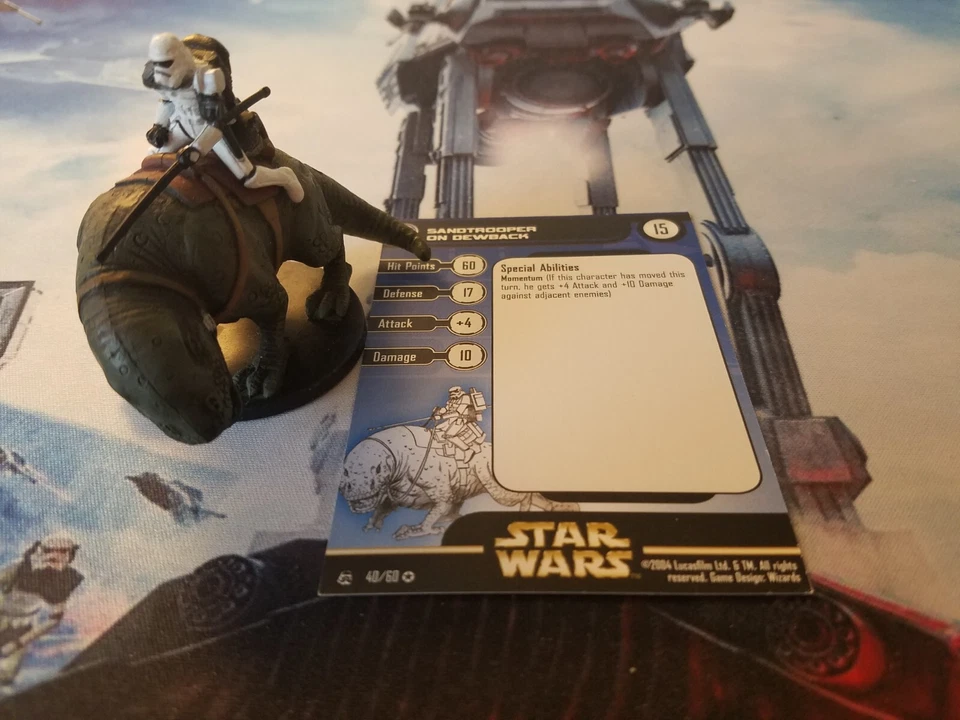 Sandtrooper Star Wars Miniatures Rebel Storm 40 em Dewback - Imagem 1 de 1