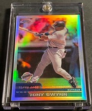 2000 Tony Gwynn Topps Chrome Refractor #2 PADRES HOF CENTERED