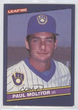 1986 Leaf Canadian Paul Molitor #70 HOF
