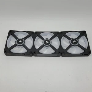 Corsair iCUE LINK QX120 RGB 120mm Magnetic Dome RGB Fans Triple Fan Starter Kit - Picture 1 of 3