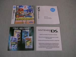 Manual de instrucciones original de los Juegos Olímpicos de Mario & Sonic (Nintendo DS NDS) - Imagen 1 de 1