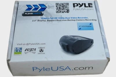 PYLE PLDVRCAM30 - DVR Video Recording Dash Cam, Micro SD Memory Slot, 2.0 New - Image 1 of 4