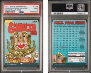 MTG PSA 9 Ghalta, Primal Hunger #1124 Secret Lair Drop Just Add Milk Non Foil NM - Picture 1 of 3