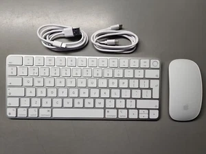 Apple Magic Keyboard NL met touch ID & Magic Mouse 2 Wit - Zdjęcie 1 z 8