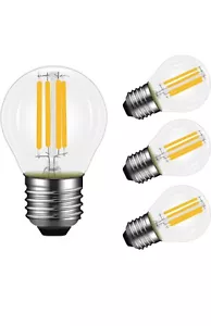 4W E27 LED Vintage Light Bulb,G45 Golf Ball Edison Large Screw Light Bulb 4x - Picture 1 of 11