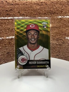 Reiver San Martin Gold Wave /50 RC, 2022 Topps Chrome Platinum - Picture 1 of 2