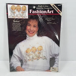 Dimensions Full Color Iron On Transfer Fashion Art The Halo Trio 1987 Iron On - Picture 1 of 5