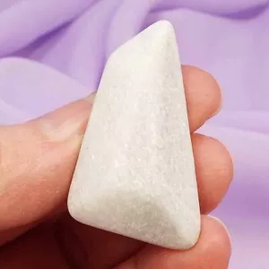 Piedra pulida angelinita gris plateada ""Autocuración espiritual"" 9,5 g SN38491 - Imagen 1 de 4