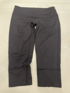 Leggings Lululemon Capris Mujer Talla 6 Pantalones Negros Atléticos #58 - Imagen 1 de 8